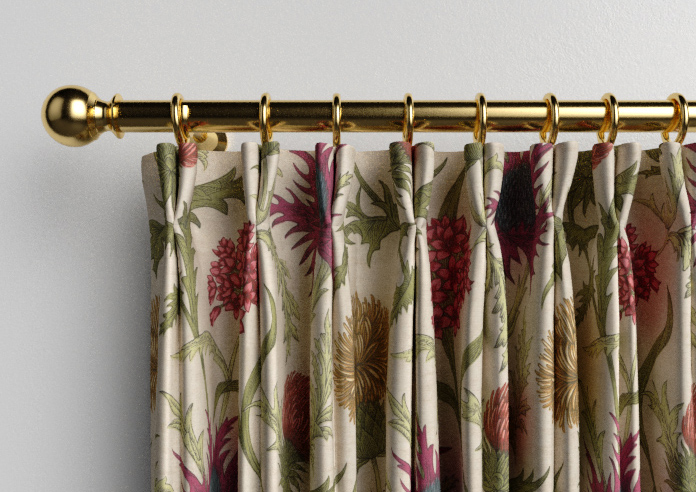 Acanthium, Garnet - Made to Measure Curtains - Image 10